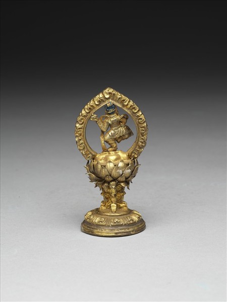 銅鍍金供養天女（八件）