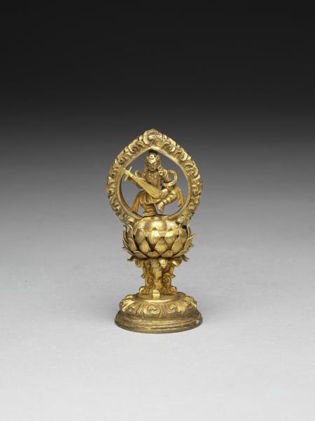 銅鍍金供養天女（八件）