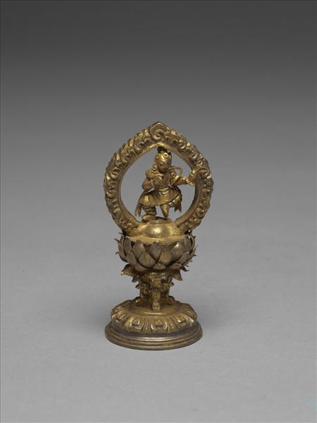 銅鍍金供養天女（八件）