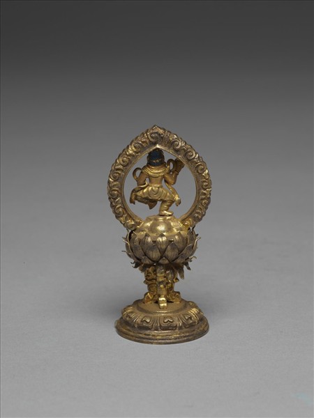 銅鍍金供養天女（八件）