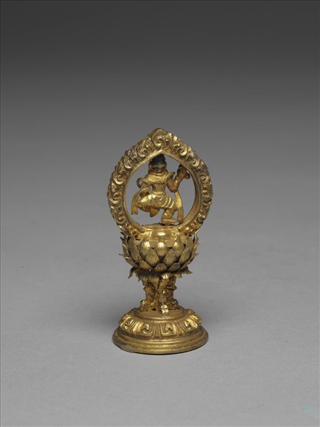 銅鍍金供養天女（八件）