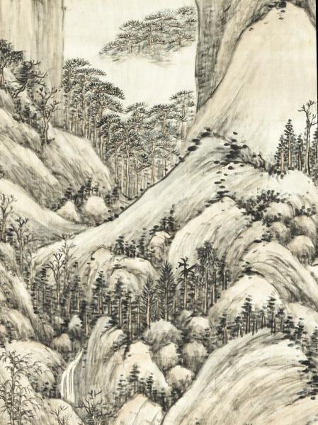 清方琮山堂清課　軸