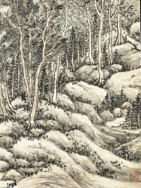 清方琮山堂清課　軸