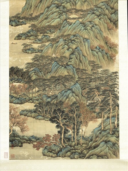 清王炳松路仙岩　軸