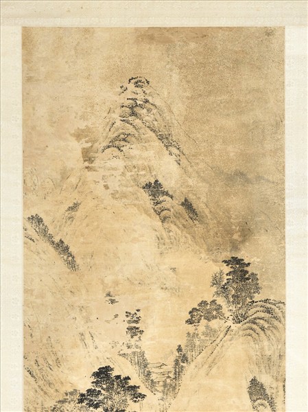 清傅雯岩壑幽居　軸