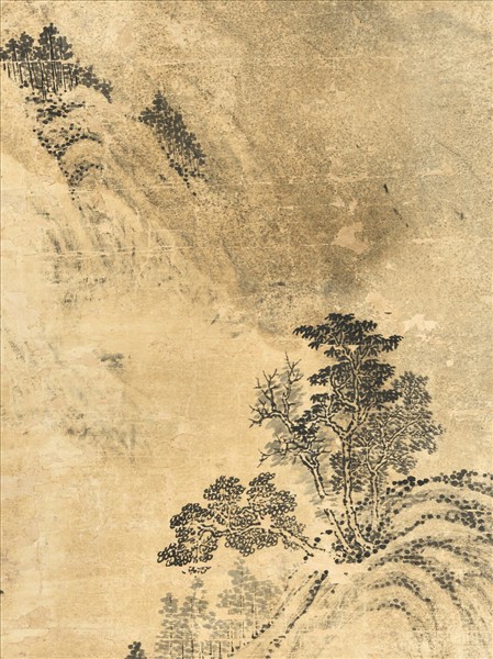 清傅雯岩壑幽居　軸