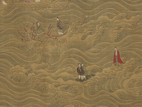 宋方椿年諸仙彙祝圖　卷