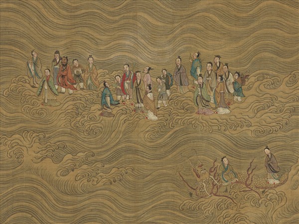 宋方椿年諸仙彙祝圖　卷