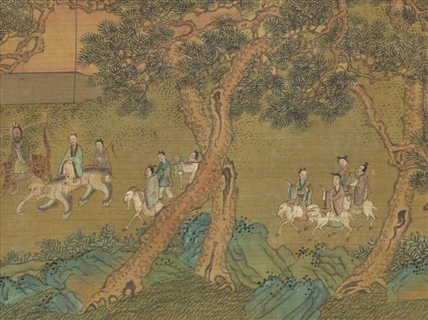 宋方椿年諸仙彙祝圖　卷