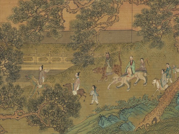 宋方椿年諸仙彙祝圖　卷