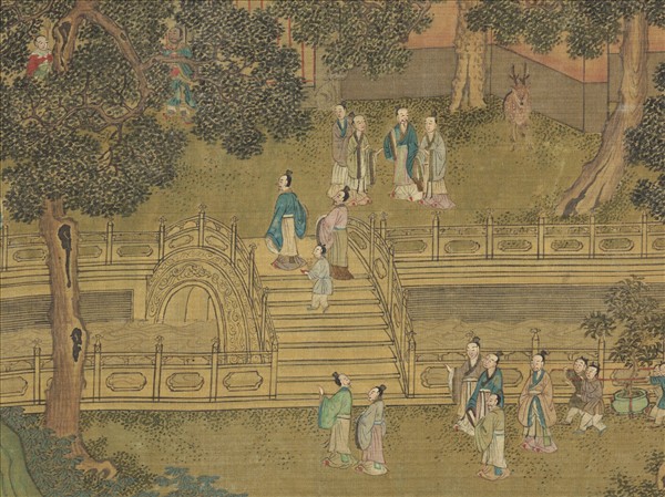 宋方椿年諸仙彙祝圖　卷