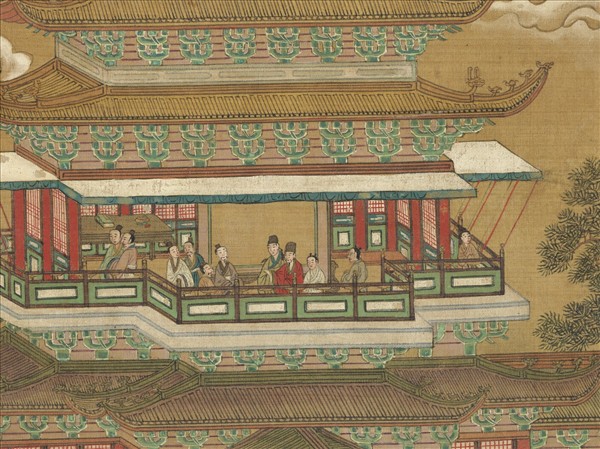 宋方椿年諸仙彙祝圖　卷