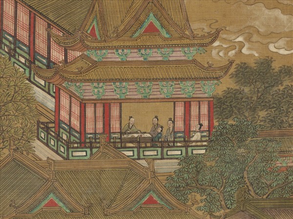 宋方椿年諸仙彙祝圖　卷