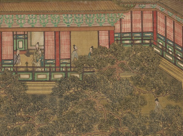 宋方椿年諸仙彙祝圖　卷