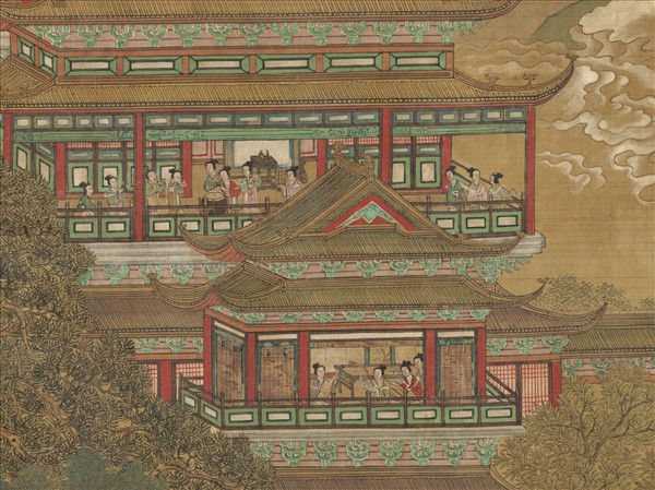 宋方椿年諸仙彙祝圖　卷