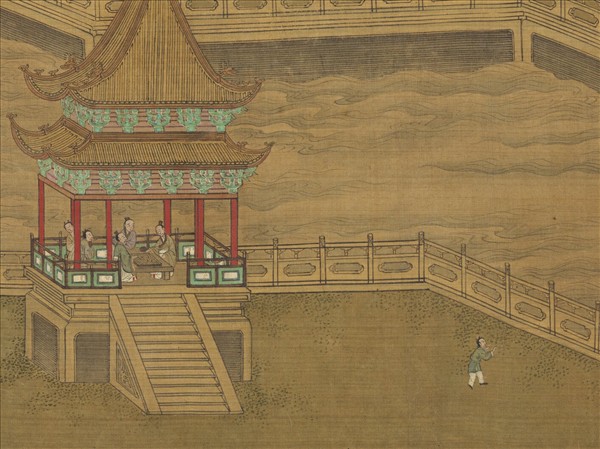 宋方椿年諸仙彙祝圖　卷