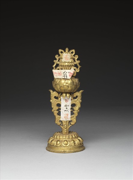 銅鍍金八寶（華蓋）