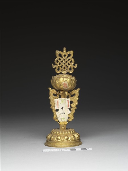 銅鍍金八寶（盤長）