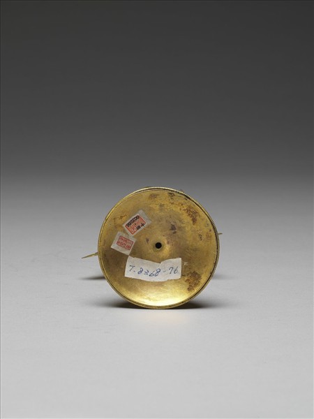 銅鍍金嵌料石八吉祥-蓮花