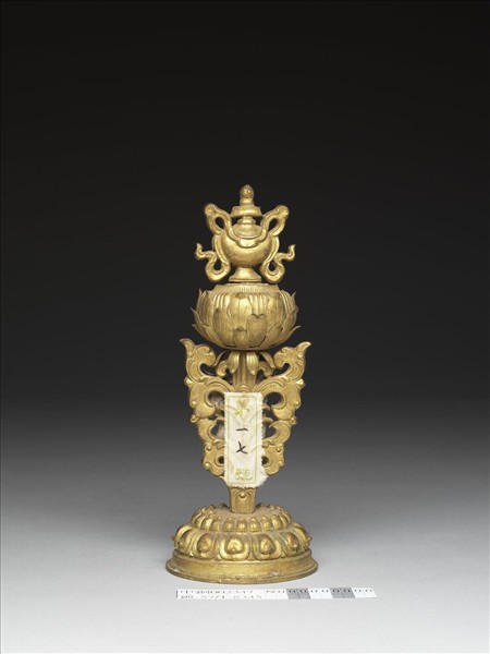 銅鍍金八寶（寶瓶）