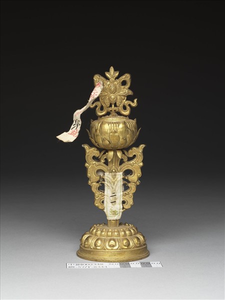 銅鍍金八寶（蓮花）