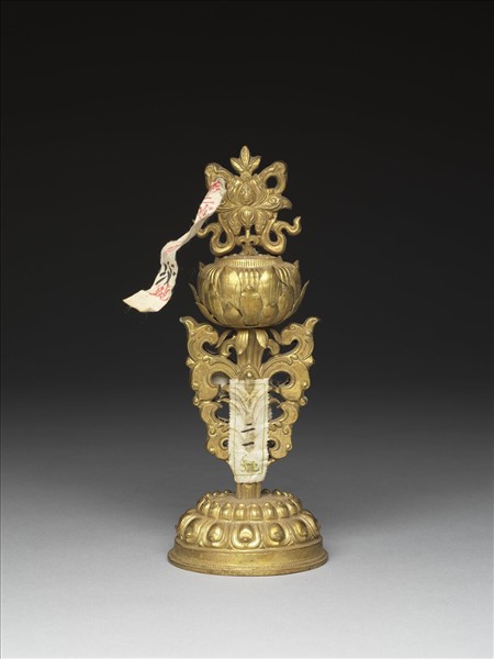 銅鍍金八寶（蓮花）