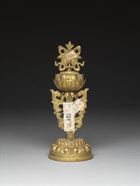 銅鍍金八寶（蓮花）