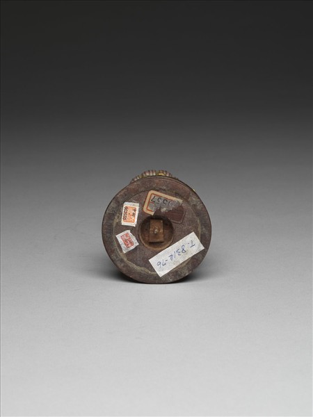 銅鍍金嵌玉及填料八寶（魚寶）