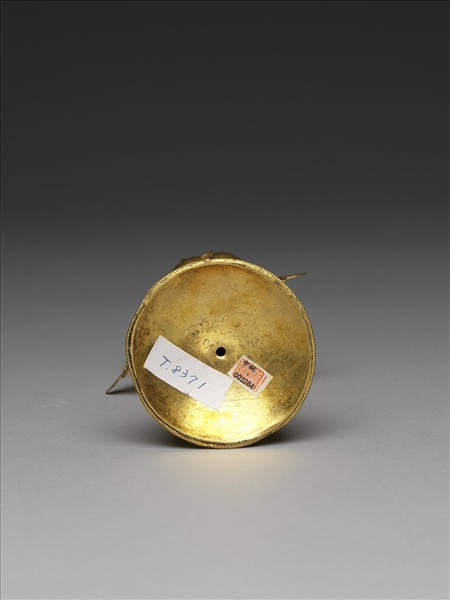 銅鍍金嵌料石八吉祥-吉祥結