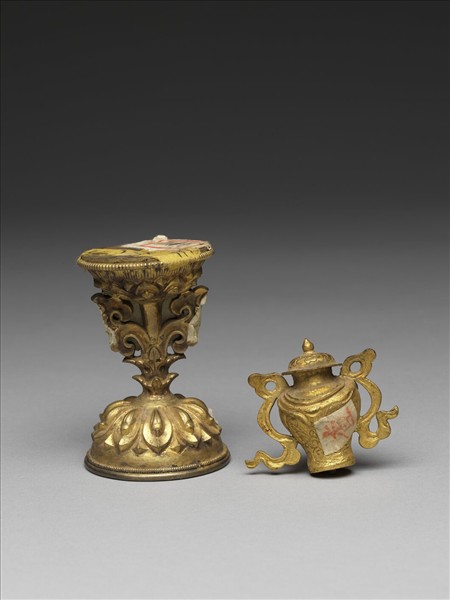 銅鍍金八寶（寶瓶）