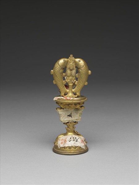 銅鍍金八寶（魚寶）