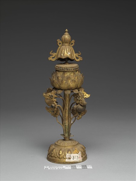 銅鍍金八寶（寶傘）