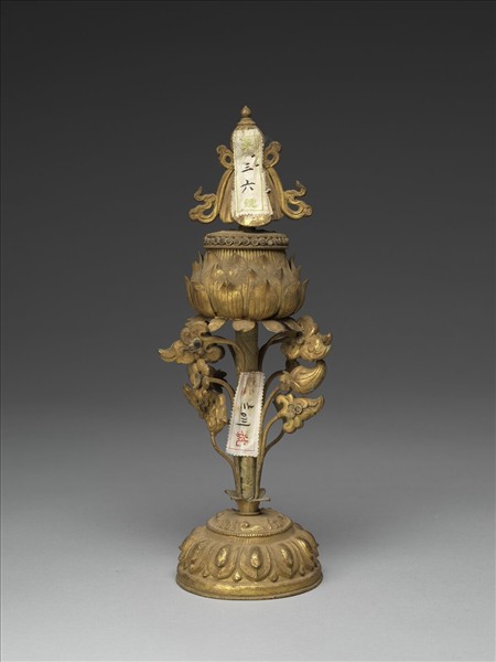 銅鍍金八寶（寶傘）