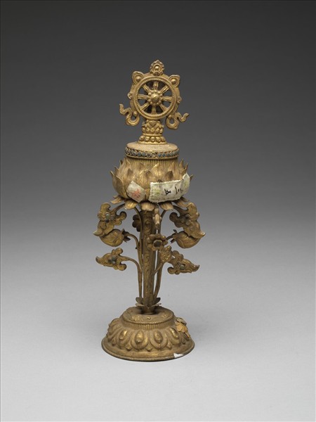 銅鍍金八寶（法輪）