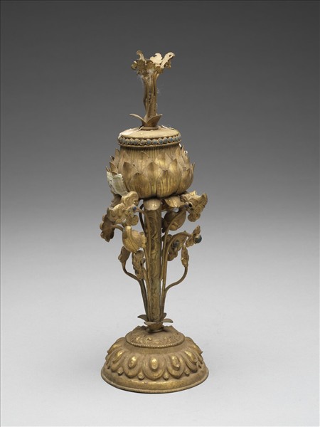 銅鍍金八寶（蓮花）