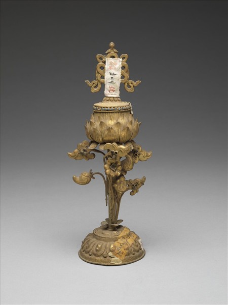 銅鍍金八寶（盤長）