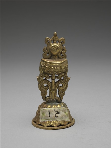 銅鍍金八寶（寶瓶）