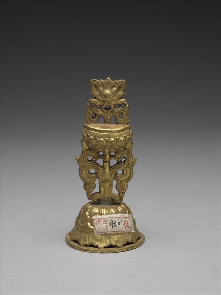 銅鍍金八寶（蓮花）