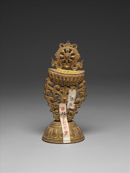 銅鍍金八寶（法輪）