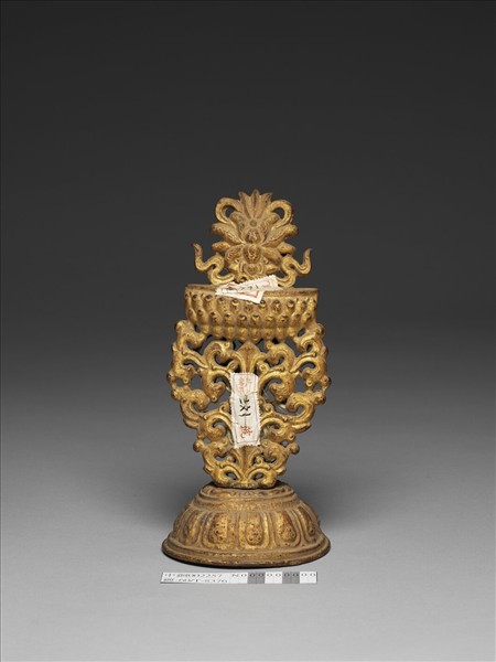 銅鍍金八寶（蓮花）