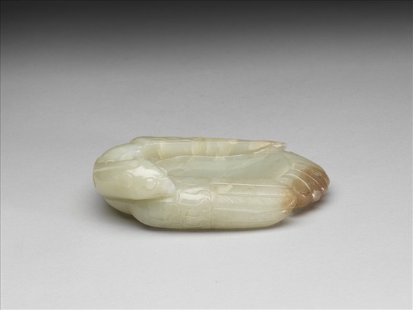 玉鳥形硯
