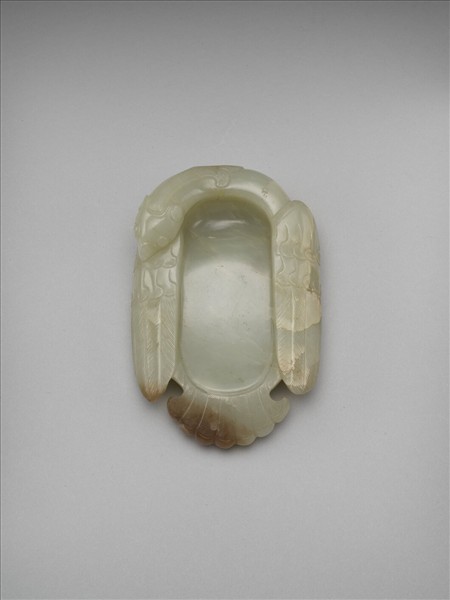 玉鳥形硯
