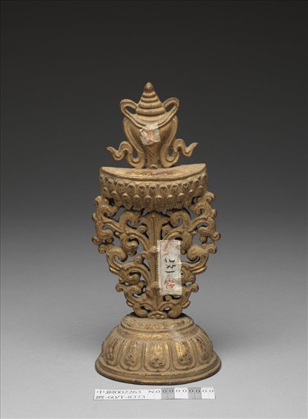 銅鍍金八寶（法螺）