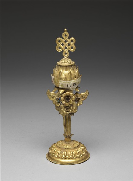 銅鍍金八寶（盤長）