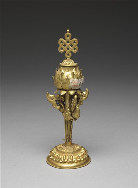 銅鍍金八寶（盤長）