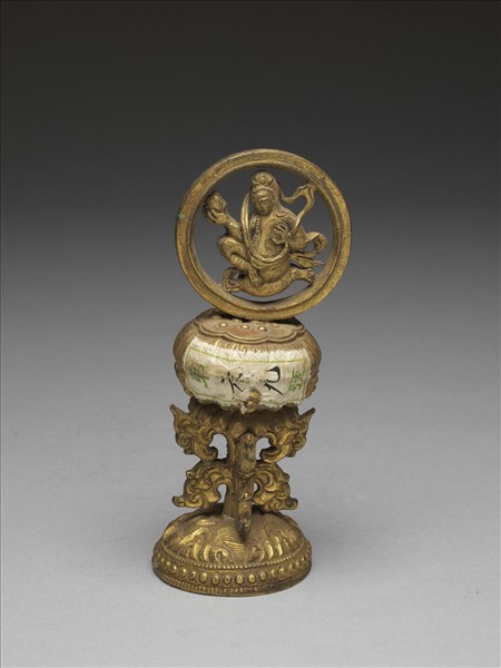 銅鍍金七政寶（玉女）