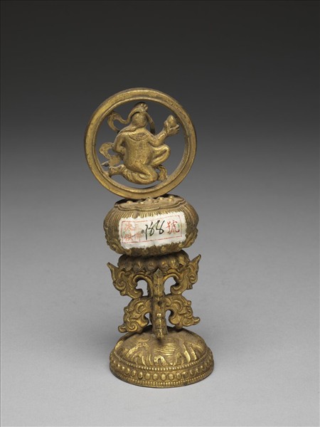 銅鍍金七政寶（玉女）