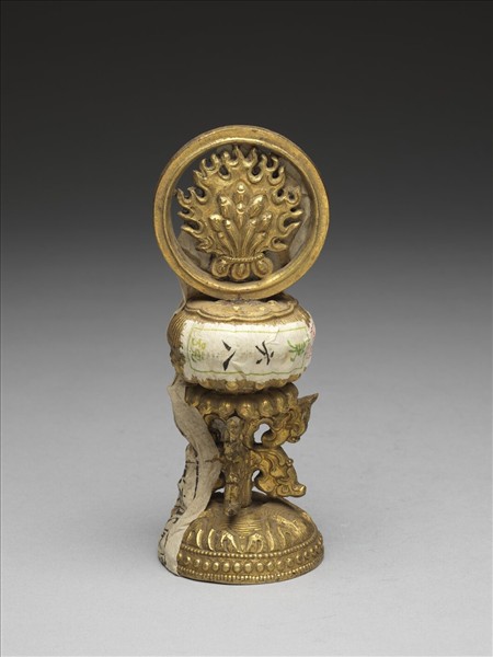 銅鍍金七政寶（寶珠）