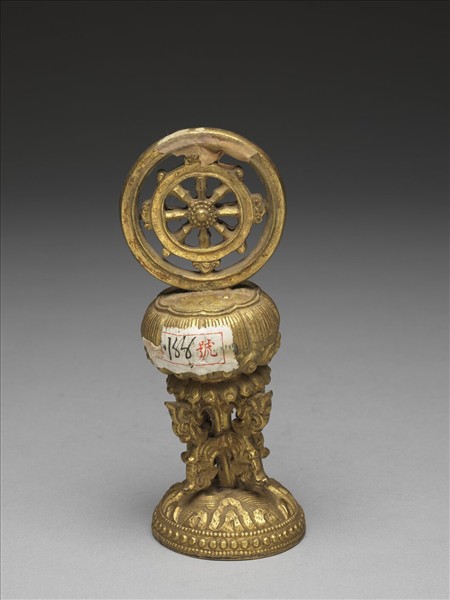 銅鍍金七政寶（寶輪）