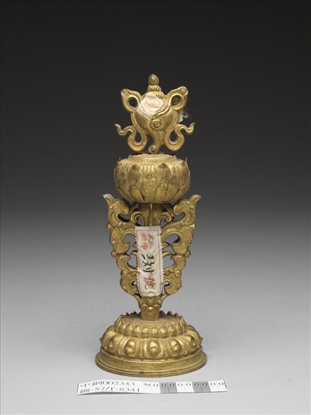 銅鍍金八寶（法螺）